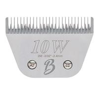 Bucchelli Detachable A Series Wide 10 Blade Dog Grooming Cut Length 3/32" - 2.4mm Japanese Carbonized Steel Wide Grooming Blades Compatible A5 Series Clippers for Dogs(10W)