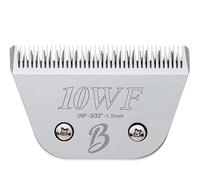 Bucchelli Detachable A Series Wide 10f Blade Dog Grooming Cut Length 3/32" /1.5mm Japanese Carbonized Steel Wide Dog Clipper Wide Dog Grooming Blade Compatible A5 Series Clippers for Dogs(10FW)