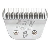 Bucchelli Detachable A Series Wide 5f Blade Dog Grooming Cuts Length 1/4" - 6.4mm Japanese High Carbon Steel Wide 6.4 mm Clipper Blade 5f | Detachable Blade Clippers (Compatible A5 Series(B5FW)
