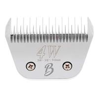 Bucchelli Skip Tooth Wide 4 Blade Dog Grooming 4W Cuts Length 3/8"-9.6mm Japanese High Carbon Steel Dog Grooming Blade Supplies | Detachable Blade Clipper (B4W)