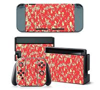 BUCEN For Switch NS Skin Sticker Decal Cover For Switch NS Console Skin Dock Joy Con Wrap Full Wrap Skin NS Vinyl 15200 Sticker For Grip (Color : 9)