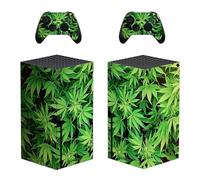 BUCEN Protective Vinyl Skin Decal Cover For X-box Series X Console Skins Wrap Sticker With Two Free Wireless Controller Decals 80103 Decal