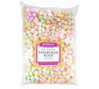 Buchanans Gibbs Edinburgh Rock | 3kg Bulk Bag | Traditional Soft & Crumbly Fruit Flavoured Sweets