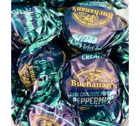 Buchanan'sChocolate Peppermint Creams 1kg Bag Resealable Pouch Dark Chocolate