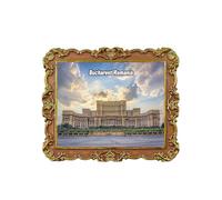 Bucharest Romania Refrigerator Magnet 3D Travel Souvenir Fridge Decoration Magnetic Sticker Craft Collection