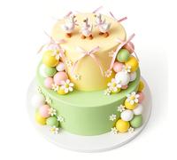 Bucherry 37 Pcs One Silly Goose Cake Topper One Silly Goose Birthday Decor 1st Birthday Toppers for Baby Shower Boys Girls First Bday Party Cake Decorations