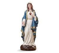 Bucherry Virgin Mary Statue Catholic Gifts 10" Immaculate Catholic Sacred Christ Figure Religious Gifts Renaissance Sculpture Religious Figurine for Altar Inspirational Devout Home Decor