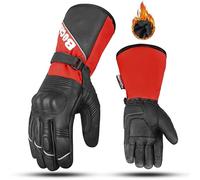 Buchii Motorbike Gloves Waterproof With Carbon Shell Protection against Impact & Abrasion- Motorcycle Gloves with Touch Screen Compatibility for Riding Hunting Climbing Outdoor Sports- Men