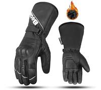 Buchii Motorbike Gloves Waterproof With Carbon Shell Protection against Impact & Abrasion- Motorcycle Gloves with Touch Screen Compatibility for Riding Hunting Climbing Outdoor Sports- Men