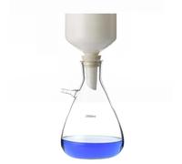Buchner Funnel Vacuum Filter Laboratory Filtration Device Buchner Funnel Filter Set(250ml-Funnel 80mm)