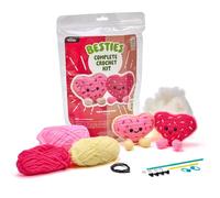 Bucilla, Complete Crochet Kit for Beginners, Amigurumi Besties, A-Dough-Rable