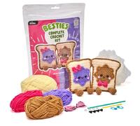 Bucilla, Complete Crochet Kit for Beginners, Amigurumi Besties, Better Together