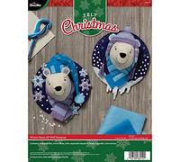 Bucilla Felt Applique Kit, Multicolor, 7" x 7.5"