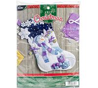 Bucilla Frosty Night Stocking Felt Applique Kit, Multi-Colour, 29.84 x 22.86 x 3.81 cm