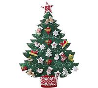 Bucilla Nordic Tree Advent Calendar Felt Applique Kit, 17"x24", 17 by 24-Inch