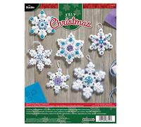 Bucilla Ornament Kit, 4"x4" Set of 6