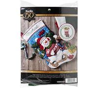 Bucilla, Cotton, Blue, White, Red, 18" Felt Stocking kit