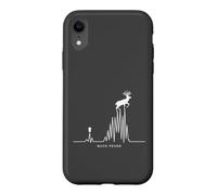 Buck Fever Hunter Coffee Heartbeat Line Art Case for iPhone XR