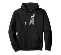 Buck Fever Hunter Coffee Heartbeat Line Art Pullover Hoodie