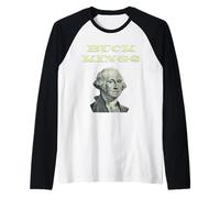 Buck Kings - George Washington Raglan Baseball Tee