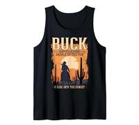 Buck Off The Stress & Saddle Up The Fun - Rodeo Cowgirl Tank Top