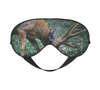 Buck On The Grass Sleep Eye Mas Updated Design Light Blocking Night Eye Blinder Men Women Shift Travel Gifts