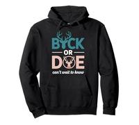 Buck Or Doe Can't Wait To Know Gender Reveal Pullover Hoodie
