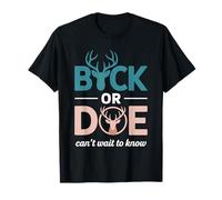 Buck Or Doe Can't Wait to Know Gender Reveal T-Shirt