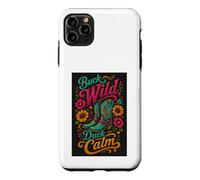 Buck Wild Cowboy Boots Western Country Floral Rustic Case for iPhone 11 Pro Max