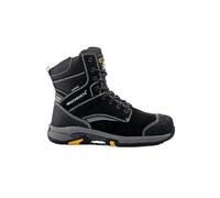 Buckbootz BUCKLER TRADEZ BLASTZ BLACK SAFETY HI-LEG ZIP SIDED WATERPROOF SAFETY BOOTS (Black, UK Footwear Size System, Adult, Men, Numeric, Wide, 9)