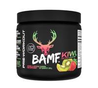 Bucked Up BAMF Pre-Workout Powder | Caffeine, Citrulline Malate & Beta-Alanine | Energy & Endurance Support | Sugar Free | Strawberry Kiwi Flavour | 20 Servings