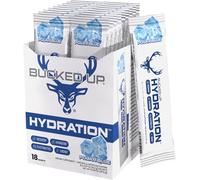 Bucked Up Hydration - Polar Blue | Electrolyte and Hydration Powder Drink Mix | 18 Packs (18 Servings)