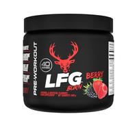 Bucked Up LFG Burn Pre-Workout Powder | Supports Energy & Endurance | Sugar Free | No Proprietary Blends | Berry Flavour | 40 Servings