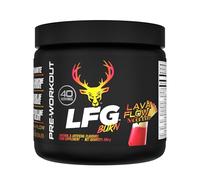 Bucked Up LFG Burn Pre-Workout Powder | Supports Energy & Endurance | Sugar Free | No Proprietary Blends | Lava Flow Flavour | 40 Servings