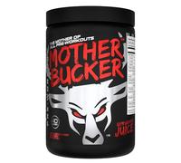 Bucked Up Mother Bucker Pre-Workout Powder | Caffeine, Energy & Endurance Blend | Sugar Free, Keto Friendly | No Proprietary Blends | Gym-Junkie Juice (Red Raz/Orange) Flavour | 40 Servings