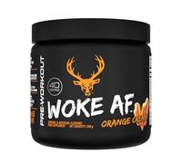 Bucked Up Woke AF Pre-Workout Powder | Performance Drink with Caffeine, Beta-Alanine, & L-Citrulline | Sugar Free, Paleo Friendly | Orange Cream Flavor | 40 Servings