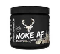 Bucked Up Woke AF Pre-Workout Powder | Performance Drink with Caffeine, Beta-Alanine, & L-Citrulline | Sugar Free, Paleo Friendly | White Gummy Deer Flavor | 40 Servings