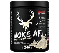 Bucked Up Woke AF White Gummy Deer High-Stim Pre-Workout 260g [Best Before: 31/08/2026]