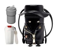 Bucket Bags - Small Shoulder Purse Black, Pu Leather Fashion Arm Bag, Adjustable Strap Easy to Use, Fits Most Big Screen Phone, Every Day Use for Travel Evening, 8.66 inches