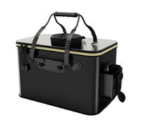 Bucket - Bait Bucket, Water Storage | Large Capacity EVA Fish Container, Waterproof Carrier for Camping, Hiking, Outdoor Equipment, Tr