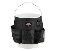 Bucket Boss Auto Boss Wash Boss Organizer for a 5 Gallon Bucket, with Fast-Drying, Exterior Mesh Pockets for Car Wash Supplies, Allowing for Soap and Water in the Bucket, in Black, AB30060