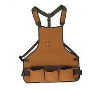 Bucket Boss mens Tool,adjustable,work Tool Bag, Brown, 16 pockets US