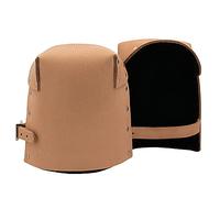 Bucket Boss Pro Leather Knee Pads 92013, Tan|Brown