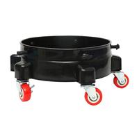 Bucket Dolly with Wheels - Rolling Bucket Stand, Bucket Accessories Car Wash Bucket with Wheels | Multifunctional Bucket Holder, Bucket Buddy for Food Service, Oil, Grease, Masonry, Car Washing