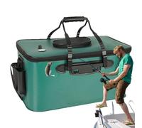 Bucket - Fish Container | Free Storage Tent, Airtight with Handle for External Use, Hiking Folding, Camping, Beach, Travel, Bait Tank and Public Relations