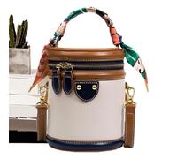 Bucket Handbags for Women - Lightweight Textured Design, Scratch Resistant PU Material, Secure Drawstring Closure System, Versatile Shoulder Bag | Shopping, Date