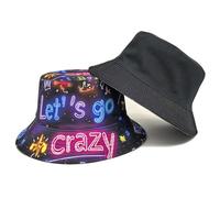 Bucket Hat Breathable, Sun-Protective, Neon Patterned Reversible 2 in 1 | Soft Sun Hat is Perfect for Music Festivals, Parties and The Beach - A Fun Fisherman’s Hat,Unisex