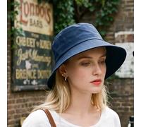Bucket Hat for Women, Summer UV Protection Sun Hat, Casual Cotton Wide Brim Cap for Outdoor Travel Beach Hiking