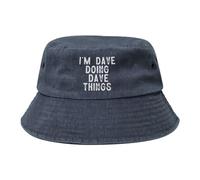 Bucket Hat I'm Dave Doing Dave Things Fisherman Sunshade Caps Uv Protection Sunshade Caps Unisex Summer Hats for Camping Fishing Travel