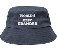 Bucket Hat World's Best Grandpa Sunshade Caps Packable Summer Hats Unisex Fisherman Hat for Outdoor Holidays Fishing